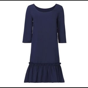 Paper Crown navy shift dress